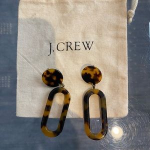Jcrew Tortoise Shell Earrings